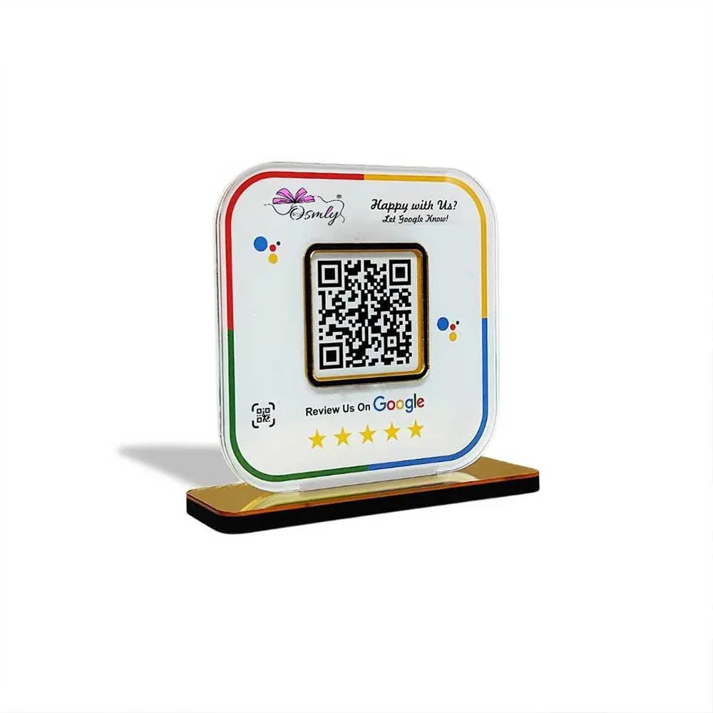 Stylish Google Review QR Stand - OSMLY
