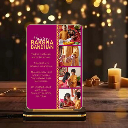 Acrylic LED Rakhi Frame