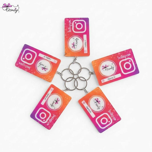 Instagram NFC QR Keychain