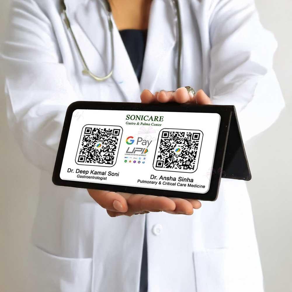 Printed Rectangular QR Stand - OSMLY