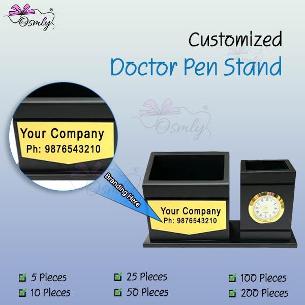Customized Wooden Desk Organizer
