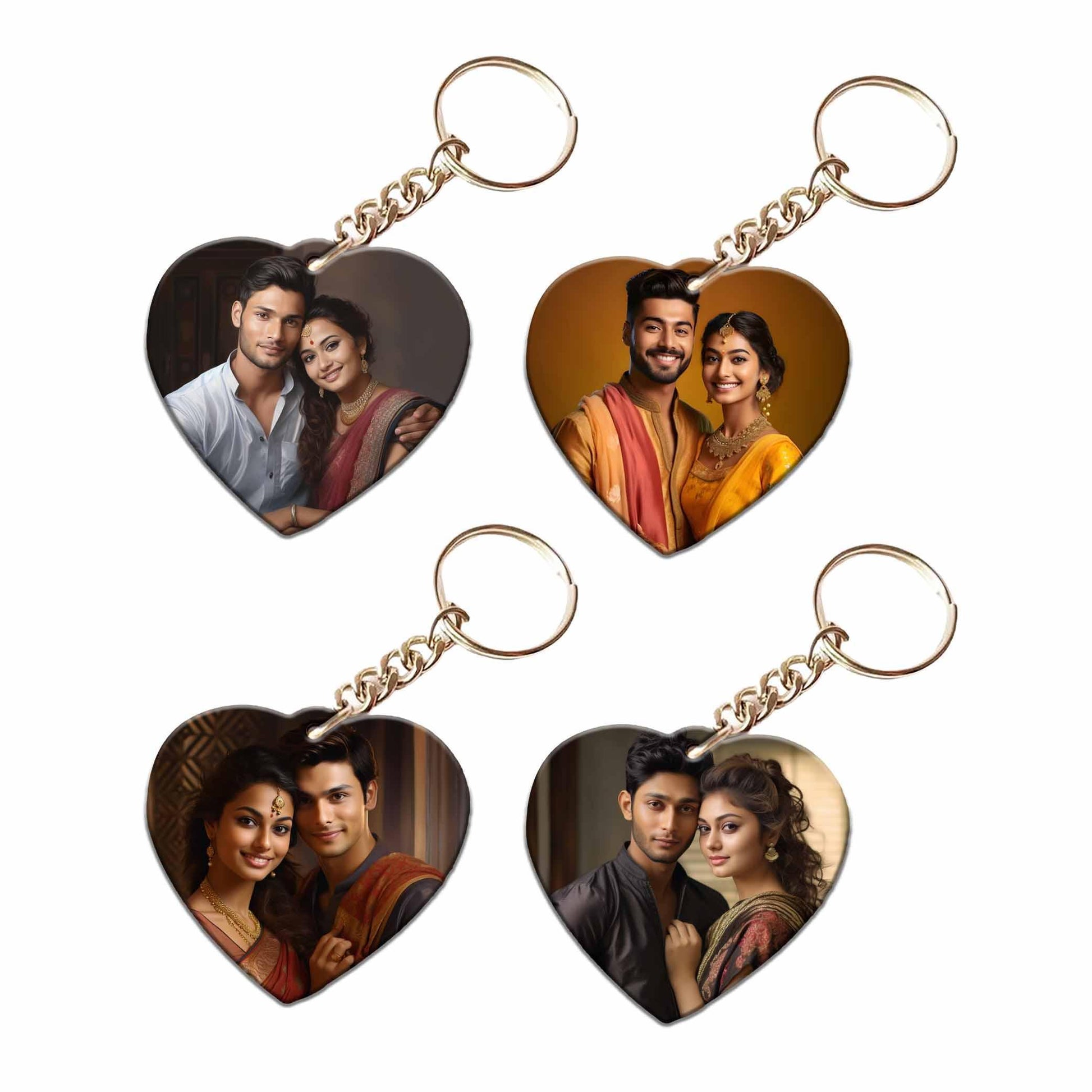 Heart Shape Acrylic Keychain - OSMLY