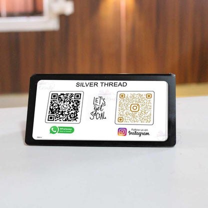 Printed Rectangular QR Stand - OSMLY