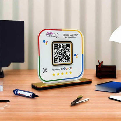 Stylish Google Review QR Stand - OSMLY