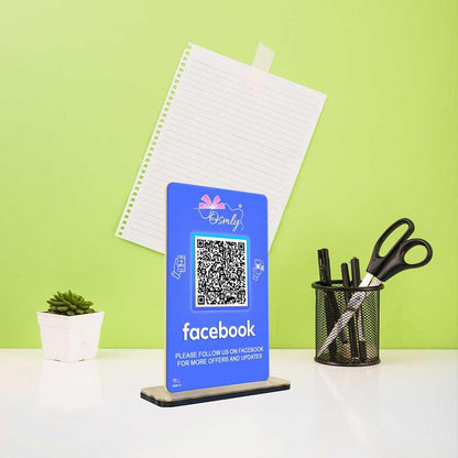 personalized_NFC_Enabled_Facebook_QR_Stand - OSMLY