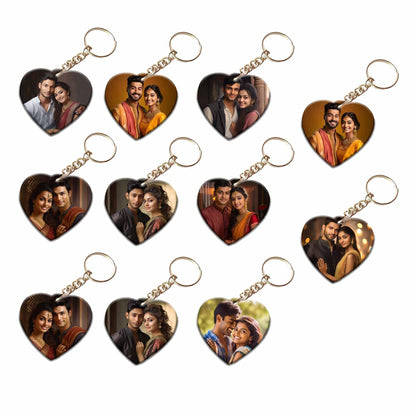 Heart Shape Acrylic Keychain - OSMLY