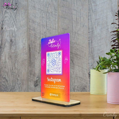 uv_print_NFC_Enabled_Instagram_QR_Stand - OSMLY